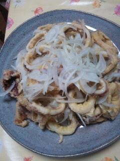 イカフライのサラダ