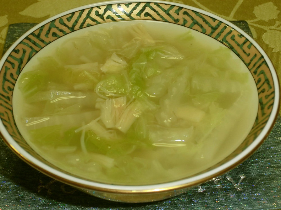 白菜と干し貝柱の絶品スープの画像