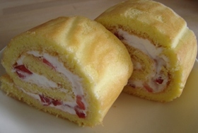 超簡単!ロールケーキ