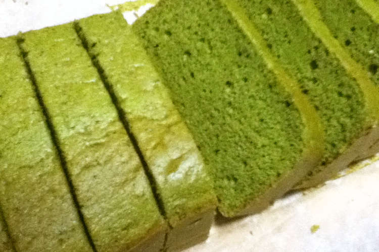 材料４つで抹茶ケーキ Bp 油脂不使用 レシピ 作り方 By By心愛 クックパッド 簡単おいしいみんなのレシピが352万品