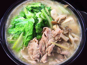 からだぽっかぽか!酒粕入りしょうが鍋
