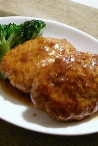 鶏ひき＆豚ひきの絶品テリヤキハンバーグ