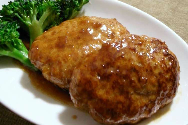 鶏ひき 豚ひきの絶品テリヤキハンバーグ レシピ 作り方 By Moj クックパッド 簡単おいしいみんなのレシピが352万品