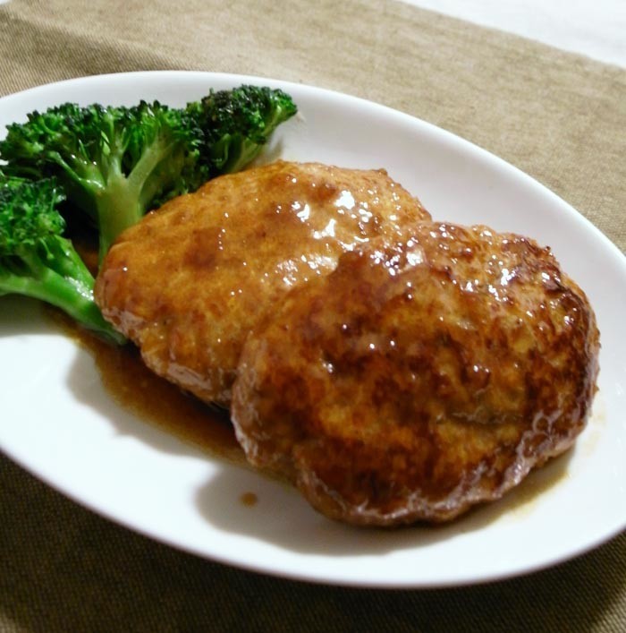 鶏ひき＆豚ひきの絶品テリヤキハンバーグの画像