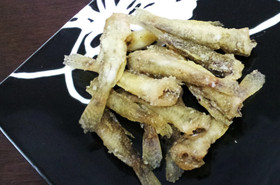 簡単すぎてスイマセン…ハゼのから揚げ