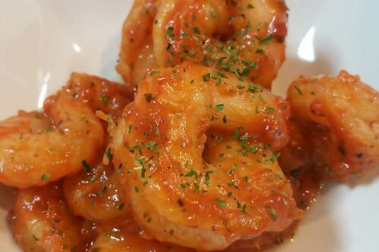 超簡単 えびのケチャップ炒め レシピ 作り方 By みるき クックパッド 簡単おいしいみんなのレシピが373万品