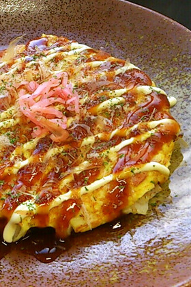 ランチに★お好み焼き風【白菜の玉子焼き】