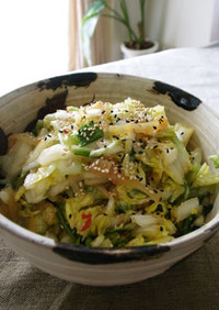 白菜と中華くらげのサラダ