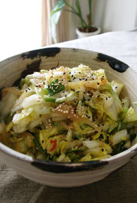 白菜と中華くらげのサラダ