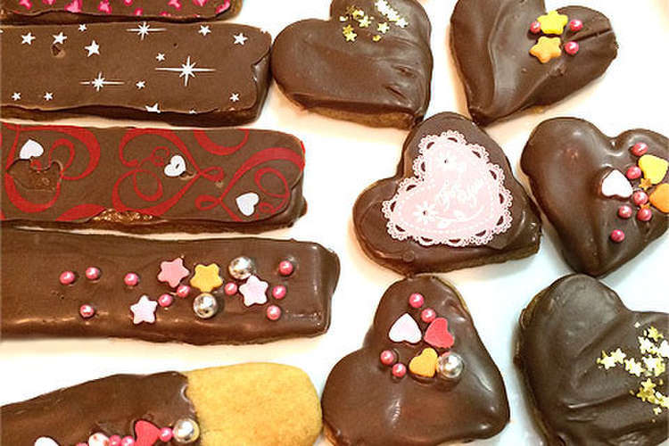 簡単サクサククッキーのチョコレートデコ レシピ 作り方 By ぷよりんご クックパッド 簡単おいしいみんなのレシピが350万品