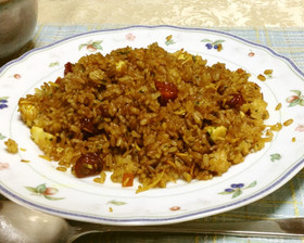 ドライトマトとチーズのドライカレー