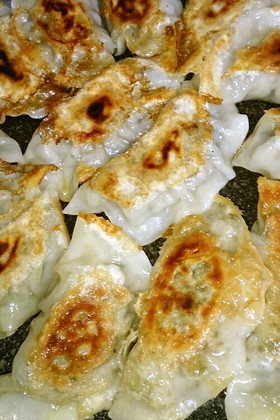 パリッと両面焼き餃子♪包み方も簡単写真付