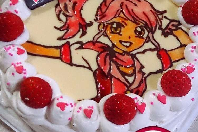 アイカツ キャラﾃﾞｺケーキ レシピ 作り方 By キスユア クックパッド 簡単おいしいみんなのレシピが359万品