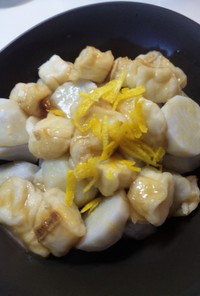里芋と麸のゆず味噌田楽