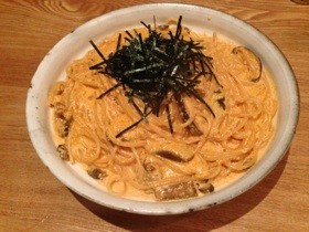 即席明太クリームスパゲティー