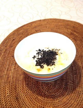ホットヨーグルト☆メープル*ゴマ