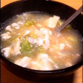 くずし豆腐のウェイパースープღ の画像