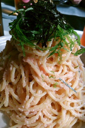 絶対おいしい!たらこスパゲティ