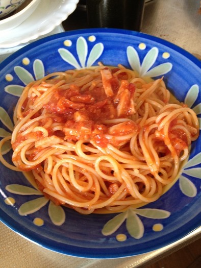 パルマ風スパゲッティの写真