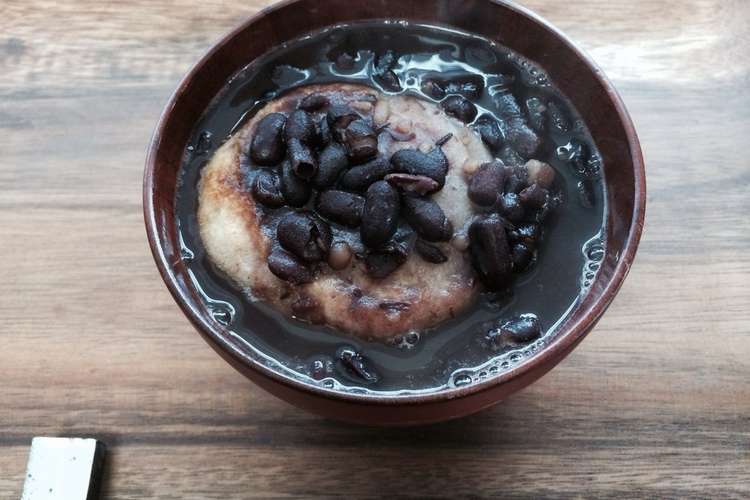 甘さ控えめゆで小豆とぜんざい 活力鍋で レシピ 作り方 By Ycafe クックパッド