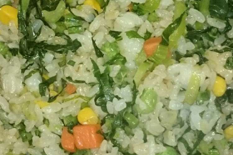 小松菜チャーハン 離乳食完了期 レシピ 作り方 By サザンlove クックパッド 簡単おいしいみんなのレシピが360万品