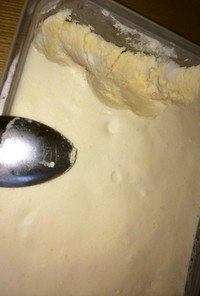 手作りアイス（簡単、途中で混ぜ無し）