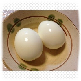 ☆ゆで卵の簡単キレイな作り方☆の画像