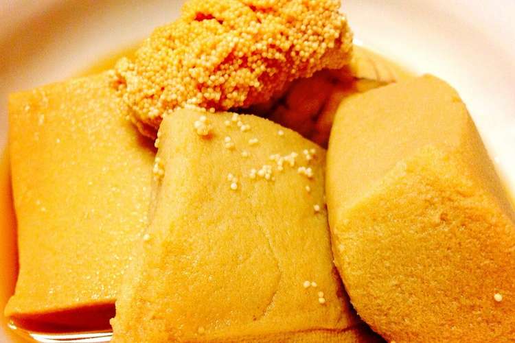 ふっくらじゅわっ たらこと高野豆腐の煮付 レシピ 作り方 By Yum2gohan クックパッド 簡単おいしいみんなのレシピが350万品