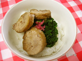 めっけもん♪鶏チャーシュー丼