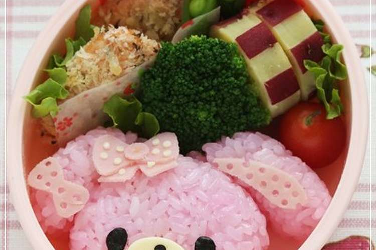 キャラ弁 ぼんぼんりぼん レシピ 作り方 By Momo クックパッド