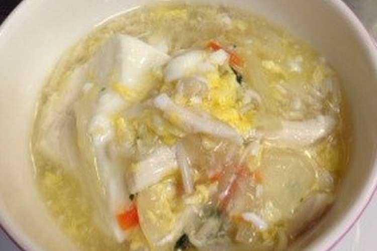優しい味 絹豆腐のあんかけスープ レシピ 作り方 By うまみりこ クックパッド