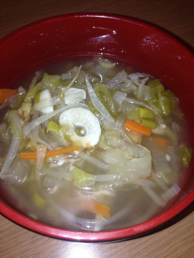 白菜スープで風邪予防♪の画像