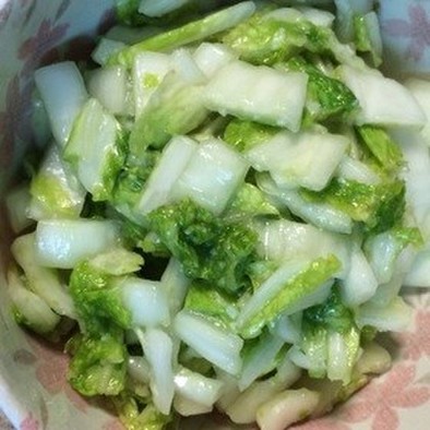 白菜の塩麹和えの写真