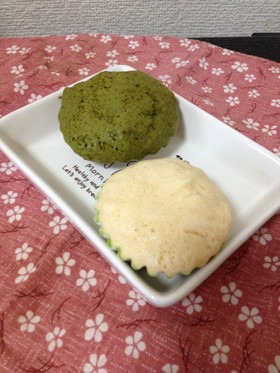 ママとぼくの簡単おやつ✿レンジ蒸しパン