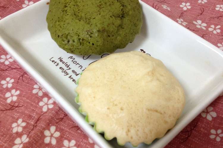 ママとぼくの簡単おやつ レンジ蒸しパン レシピ 作り方 By さや 彡 クックパッド 簡単おいしいみんなのレシピが355万品