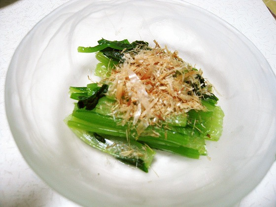 冷凍で簡単～♪小松菜のおひたしの画像
