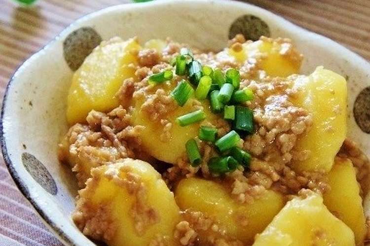じゃがいもと挽き肉のそぼろ煮 レシピ 作り方 By Komomoもも クックパッド