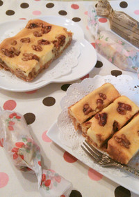 キャラメル胡桃のチーズケーキ