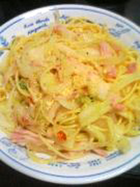 春の菜の花パスタ