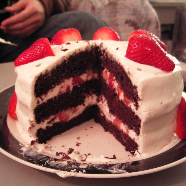 チョコケーキw チーズクリーム レシピ 作り方 By Fumidafumida クックパッド