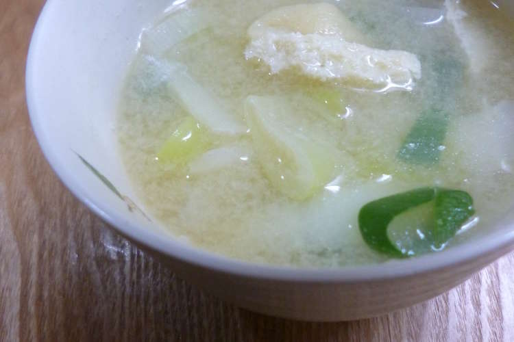 ふとねぎとたけのこ白菜のみそ汁 レシピ 作り方 By はーとねこ クックパッド