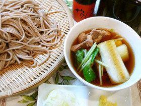 冬は鴨!熱々鴨汁つけ蕎麦❀