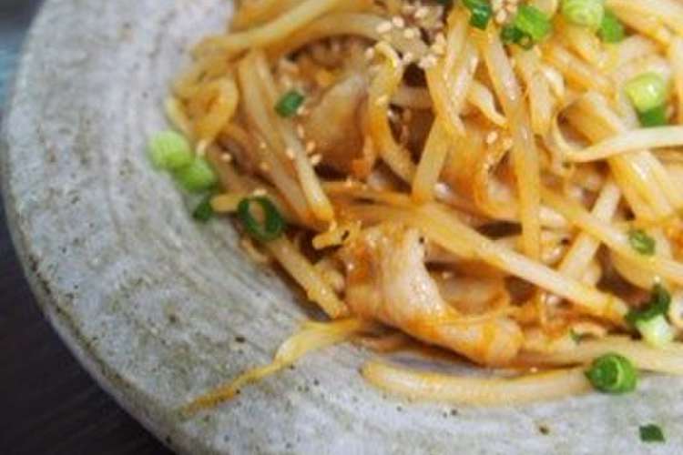 たまらない もやしと豚バラごま味噌炒め レシピ 作り方 By ポニョとジジ クックパッド 簡単おいしいみんなのレシピが353万品