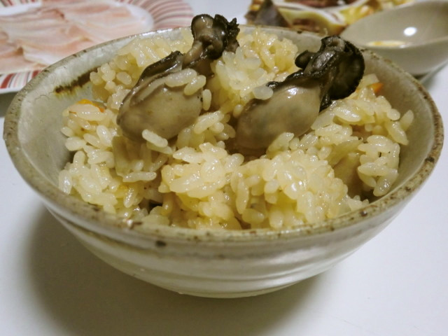 牡蠣ご飯と、牡蠣の佃煮をご一緒にの画像
