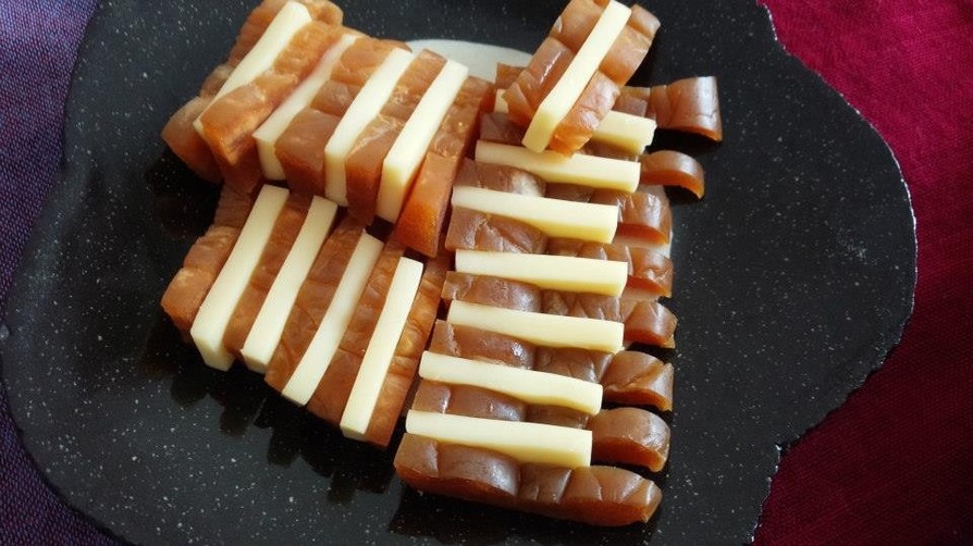 奈良漬とチーズのカプレーゼの画像