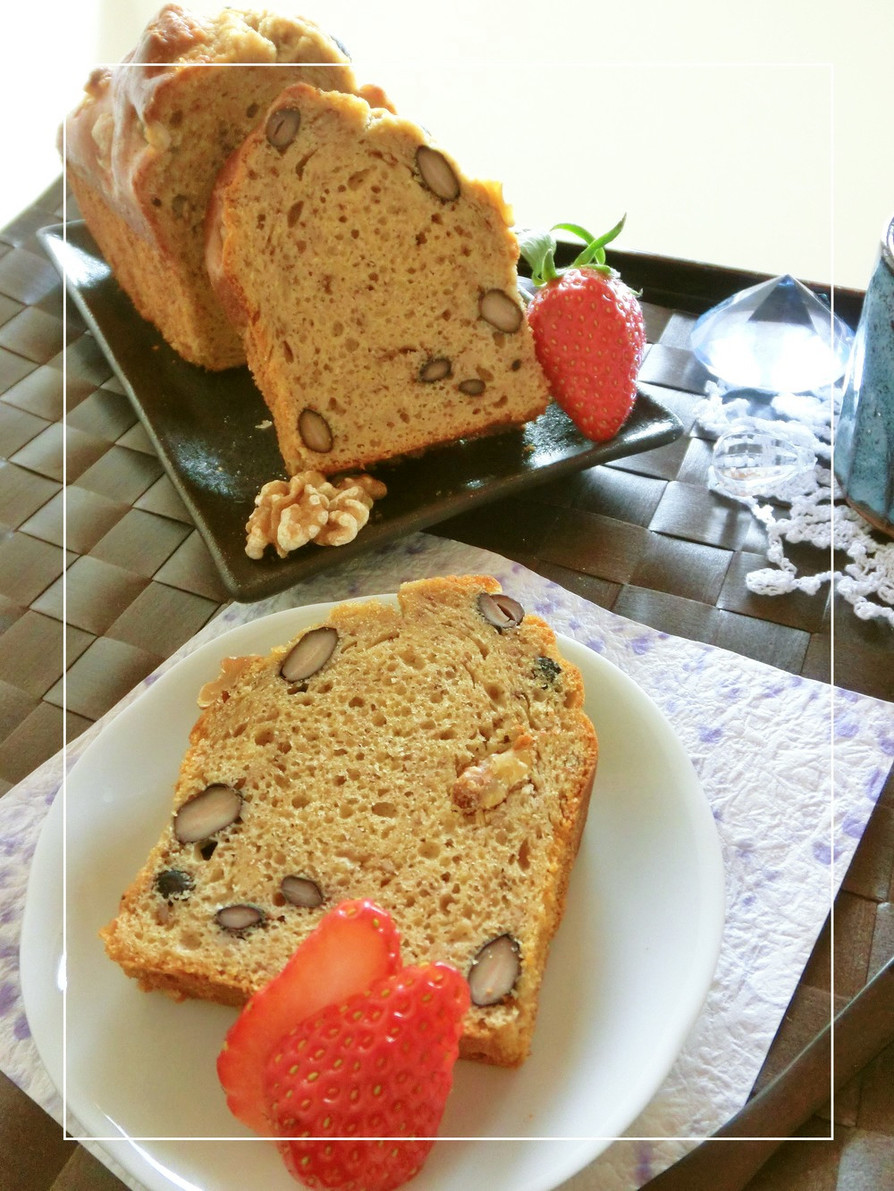 ❀和❀胡桃・黒豆・きな粉のパウンドケーキの画像