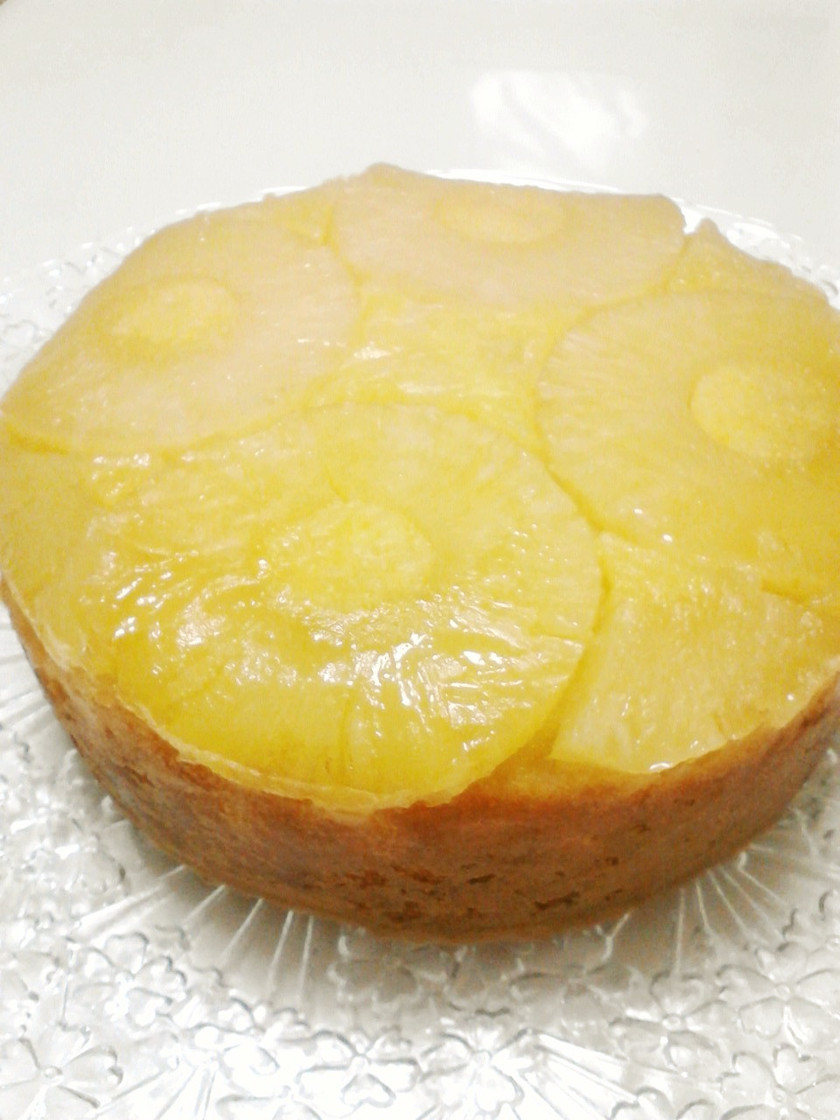 パイナップルアップサイドダウンケーキスラッシーのレシピ