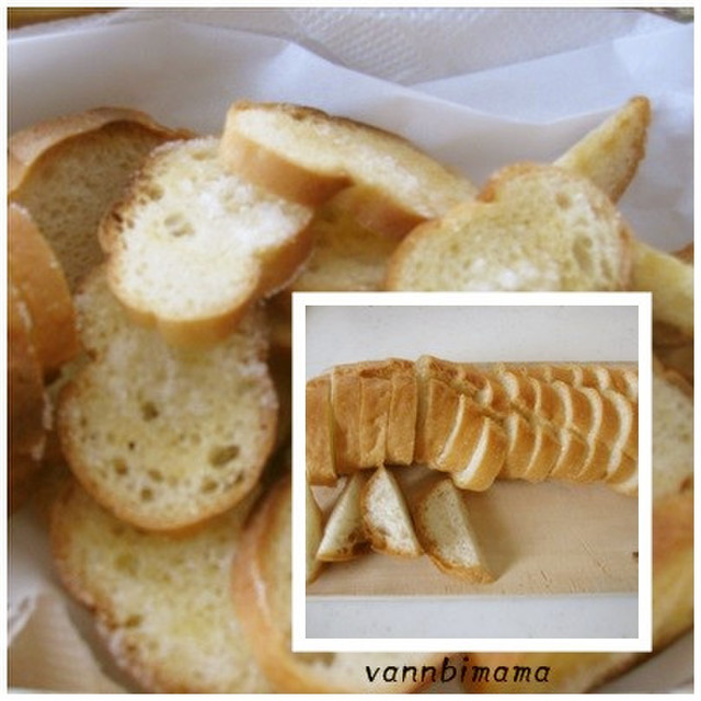 フランスパンでシュガーラスク レシピ 作り方 By Vannbimama クックパッド 簡単おいしいみんなのレシピが352万品