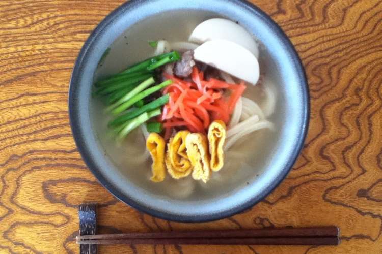 ヘルシーな沖縄そば レシピ 作り方 By Okinawan99 クックパッド