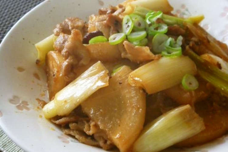 豚バラ大根と葱 生姜甘辛味噌炒め レシピ 作り方 By ミマト クックパッド 簡単おいしいみんなのレシピが351万品